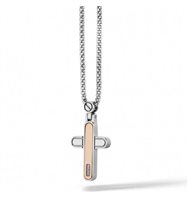 Collana Comete Uomo Elegant in Acciaio Diamante 0.015 Ct UGL701 - UGL701